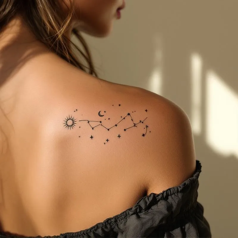 An AI-generated tattoo design from the Tattoo Genie community