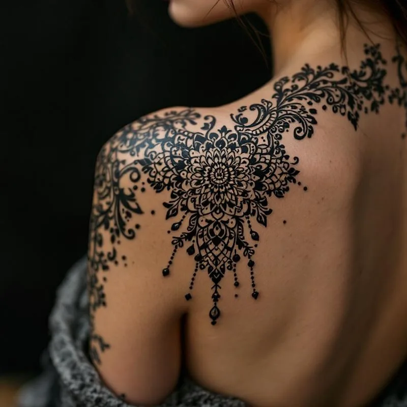 An AI-generated tattoo design from the Tattoo Genie community