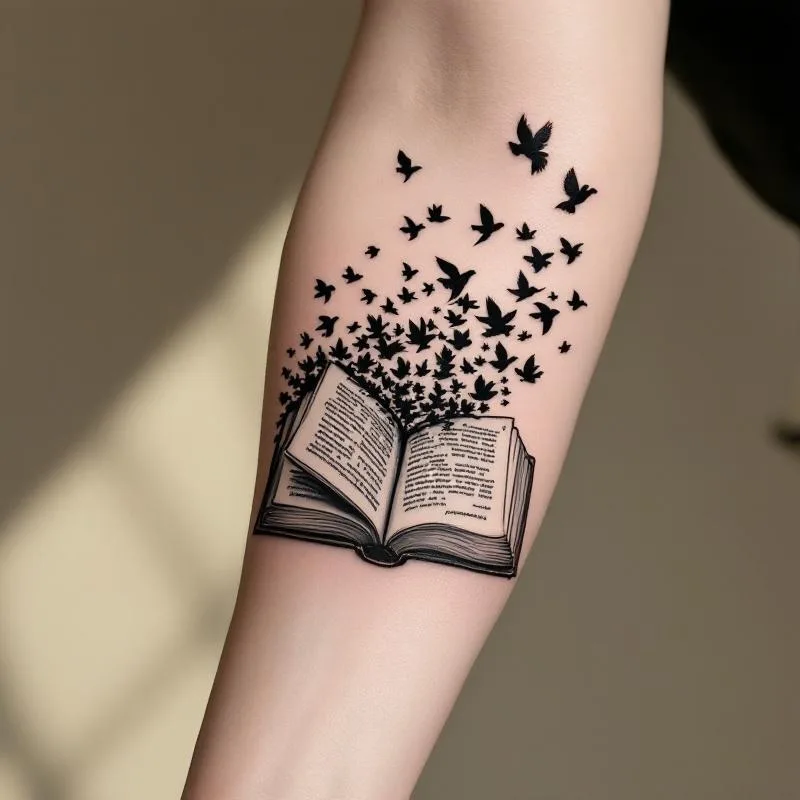 An AI-generated tattoo design from the Tattoo Genie community