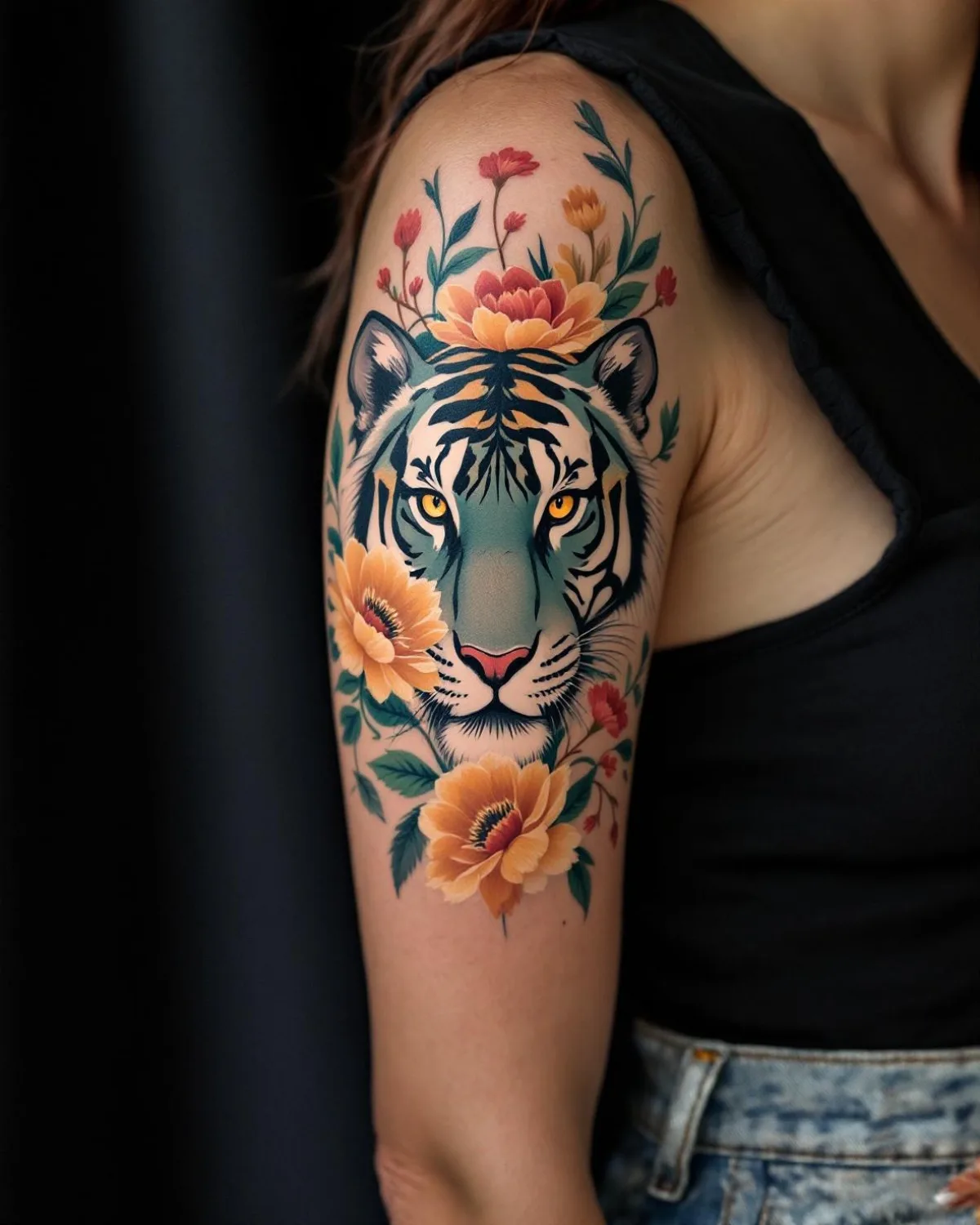 Neo-Traditional tattoo style example