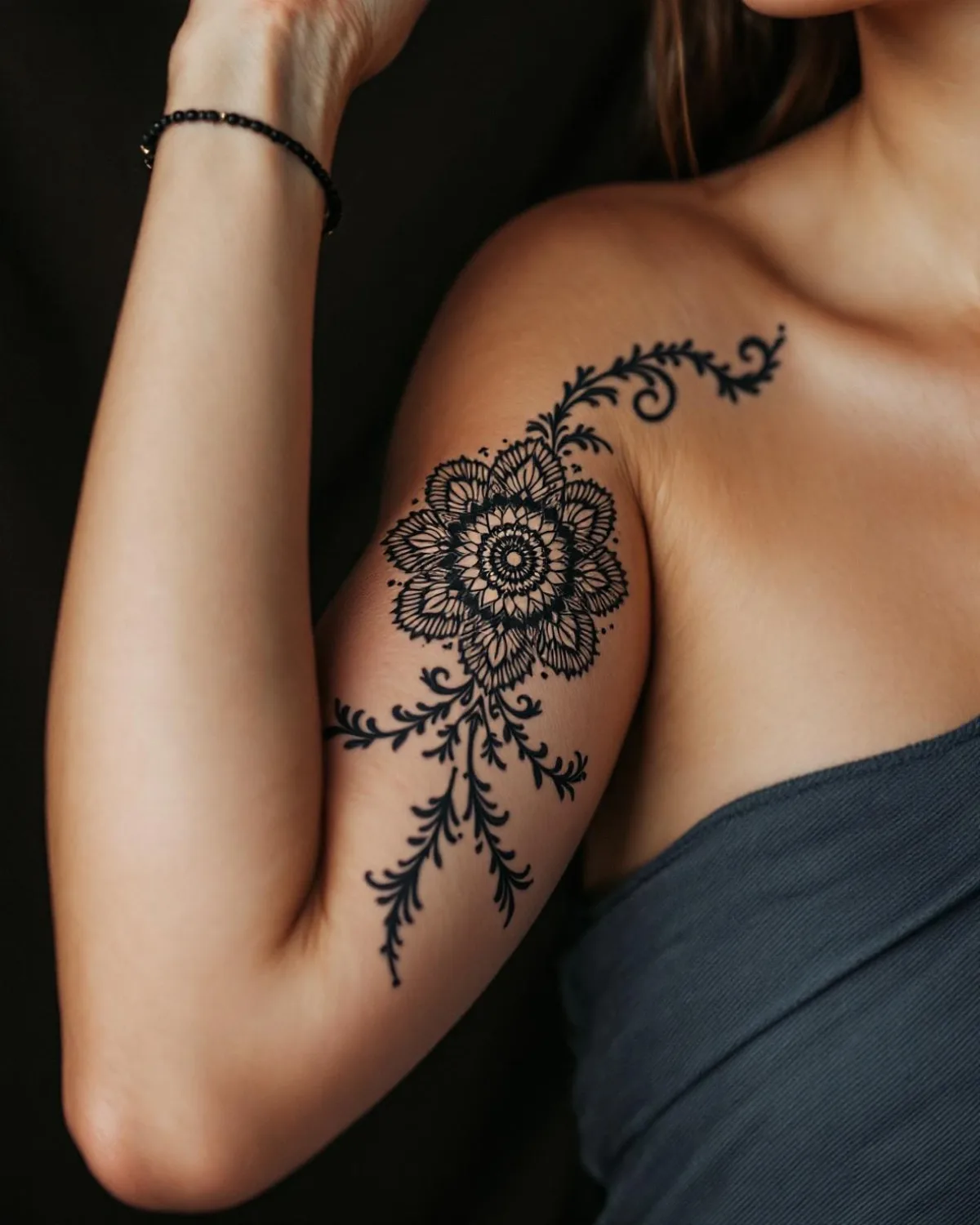 A representative tattoo in the Ornamental style